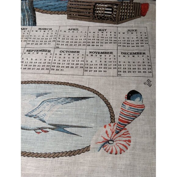 1995 Cotton Linen Tea Towel Nautical Light House Birth Year or Anniversary Gift - Picture 11 of 12